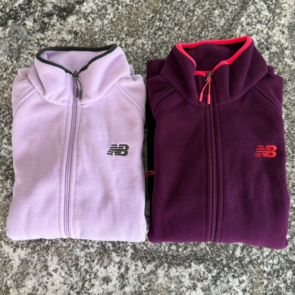 New Balance Full Zip Up Sweater Jacket Fleece